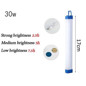 LED Tube Night Light Magnetic 17CM 32CM USB Rechargeable Emergency Lighting Outdoor Portable Long Strip Emergency Lights