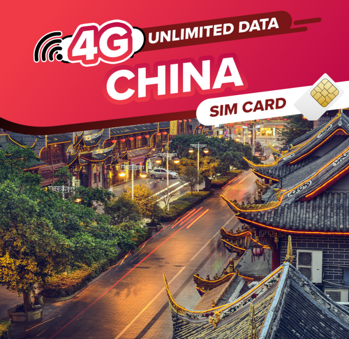 Unlimited China, Hong Kong and Macau Data Sim Card 1/3/5/8/10 GB