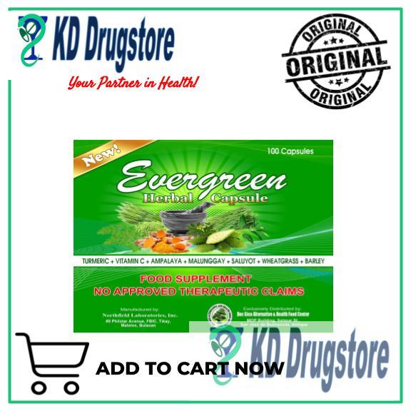 EVERGREEN HERBAL CAPSULE 10 PCS Lazada PH