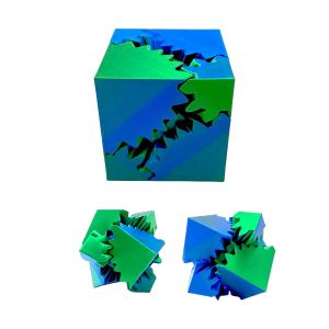 NOBLELUX Fidget Toys 3D Printed Gear Ball Gear Sphere Anxiety Relaxing Spin Ball Rotary Stress Ball for Adults Kids Gifts