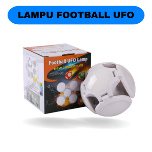 LAMPU LED LIPAT 45WATT  MODEL  BOLA DAN UFO LED FOOTBALL LAMP ORIGINAL Putih Bohlam