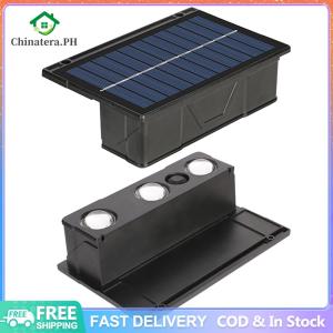 2 Pcs 3 LED Sunlight Powered Lamp IP65 Waterproof Wall Mounted Solar Outdoor Light for Porch Backyard Fence Garden Decor