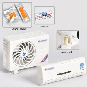 EKLEVA Solar Car Air Freshener Mini Air Conditioning Decorative Aromatherapy Machine Lasting Fragrance Decorative Perfume Car Supplies