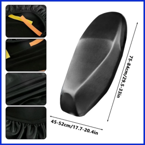 Universal Leather Motorcycle Seat Cover Waterproof Sun Protection Seatcover Cushion Cover Motor Seat Protector Leather Motorcycle Seat Cover Waterproof Sun Protection Seatcover Cushion Cover Motor Seat Protector Mat Dustproof Seat