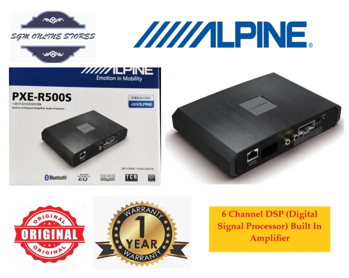 2025 Aktivite Subsidi Alpine PXE-R500S 6 Kanal DSP Dijital Sinyal ...