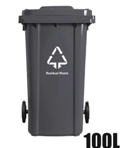 trash bin large outdoor park street property wheeled trash can with cover garbage can garbage bin container 30/50/100/120/240L big
