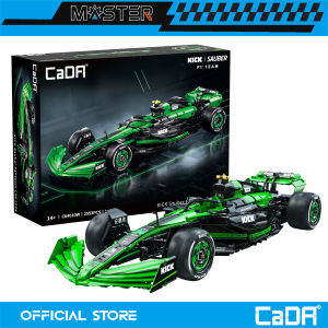 CaDA Kick Sauber F1 Team C44 Racing Car Brick DIY 1:80 Scale Vehicles Set C64010W