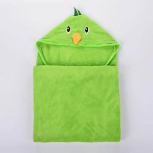 ✅3-12 Year Kids Cora fleece soft hooded bath Children towel