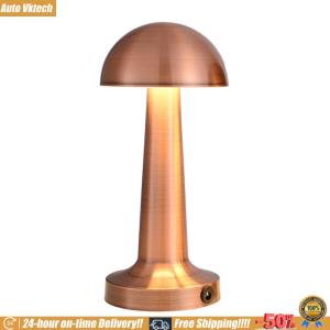 [Auto Vktech] LED Reading Desk Lights USB Charging Touch Control Stand Table Lamp Dimmable Cordless Decorative Props for Home Office