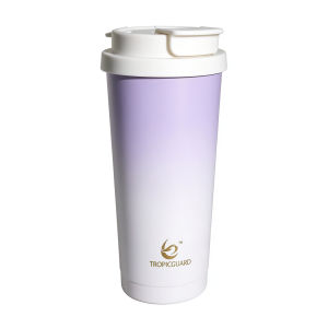 TROPICGUARD (500 ml) Modern insulated coffee cup made of 316 stainless steel for hot and cold beverages dual-purpose cup