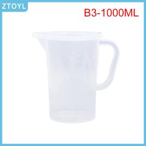 ZTOYL Plastic Measuring Jug Cup Thick Handle Sealing Cover Kitchen Cooking Supplies