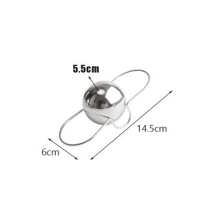 Ice Ball With Holder Coffee Ice Cube Stainless Steel Ice Ball Chilling Stones With Holder Enhance Your Coffee Flavor Keep Drinks Cold Espresso Chilling Ball with Holder Keep Flavorful Espresso Cooler Professional Reusable