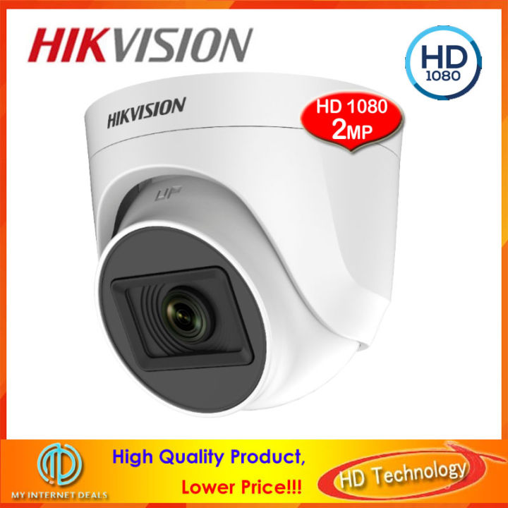 Qi Tech HiK Vision CCTV HD 1080P 2MP Infra Red Dome Camera Support Day ...