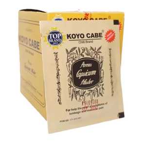 Koyo Cabe Plester Meredakan Encok Pegal Lengan Capsicum Oleoresin(Harga Untuk 1box isi 10-20sachet).
