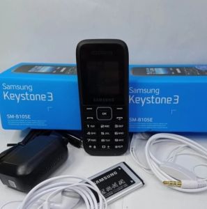 Original SAMSUNG B105E Keystone3 Keypad Phone Original Backup Cellphone Single Sim mobile phone brand new COD Grip FREE(Earphone)