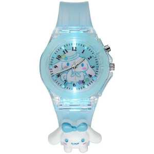 Jam Tangan Anak Perempuan Laki-laki Analog Lampu LED Warna Berkelip Silikon Tali BIsa Nyala Bercahaya Jarum Light Watch Silicon Transparan Kuromi Melody Stella Cute Cartoon StellaLou Kids Watches for Boys Girls Students Digital Lucu COD POMPOMPURIN