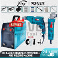 4IN1 SET MMA-450 Portable IGBT Inverter Welding Machine + Impact Drill + Angle Grinder + Electric Jigsaw. 