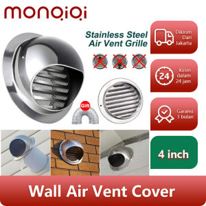 100mm 4inch Vent Ducting Ventilation Exhaust Grille Cover Grill Inline Duct 4 Inch Fan Booster Exhaust Blower Air Vent Cap