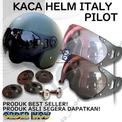 Kaca Helm Pilot Italy Momo Cakil promo murah lengkap model itali