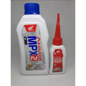 PAKET OLI MPX2 08 L dan OLI AHM GEAR OIL 120ML OLI GARDAN HONDA AHM OIL
