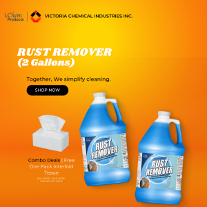 ICHEM PRODUCT RUST REMOVER (2 GALLONS) WITH FREE 1 PACK INTERFOLD TISSUE