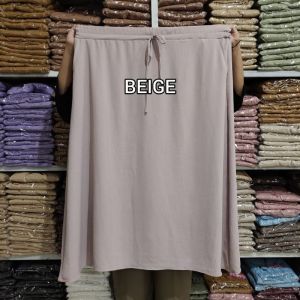Rok panjang muslimah super jumbo BB 80 sampai 120 kg - Rok kerja wanita hamil polos model payung