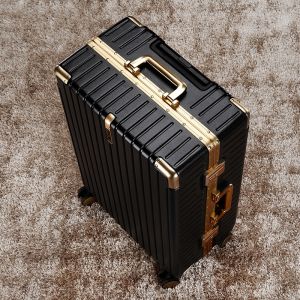 FREESHIP HỎA  TỐC - VALI CAO CẤP KHUNG NHÔM MẠ VÀNG 24K - Size Tiêu chuẩn 20/24 - KHOÁ SẬP KÉP - Bảo Mật Chắc Chắn - SANG TRỌNG ĐẲNG CẤP