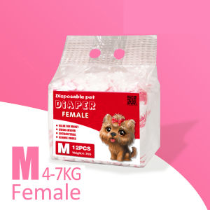 Diapers for Dogs Male Pet Disposable Diapers for Female Odor Control Deodorization Male Wrap XXS-XL (36 Pcs/3 Pack)