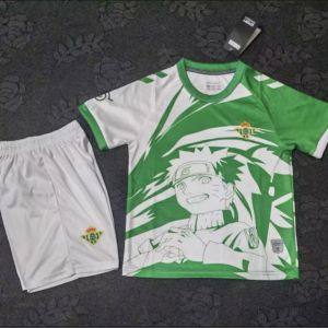 2526 Season Real Betis Naruto Anime Version Short Sleeve Jersey Set Kids Football Uniform Clothes Football Jerseys for Men Football Shirts football jersey for men soccer shirt