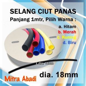 Selang Ciut/Selang Bakar Diameter 18 mm Panjang 1 meter