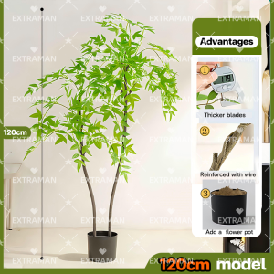 【Ship locally】Nandina Artificial Plants big size 120/160cm Nearly Natural for Indoor and Outdoor Decoration