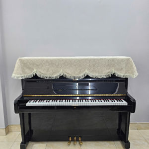 Khăn Phủ Piano cơ màu kem Họa Tiết Mê Cung