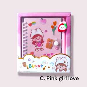 BUKU DIARI KARTUN PULPEN BUKU JURNAL FREE PULPEN LUCU BINDER BOOK CARTOON BINDER BOOK BUKU MEMO DIARY BOOK KANCING SCRAPBOOK DIARY SCRAPBOOK KADO ULANG TAHUN BUKU CATATAN NOTE BOOK