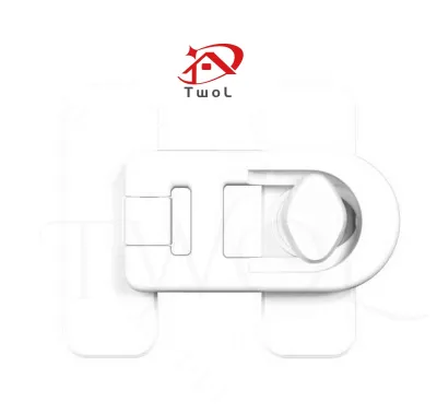 TWOL SHOP stock no.QAZ，1pcs Baby Lock Fridge Proofing Child Safety Lock with Rotating Switch Adhesive Proof Latch Oven Door Lock