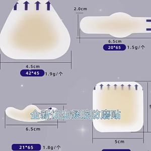 [Free Shipping] Heel Blisters Patch For Women Invisible Gel Anti-Chafing Patch For High Heels Magic Anti-Chafing Toe Patch Transparent Anti-Chafing Foot Patch