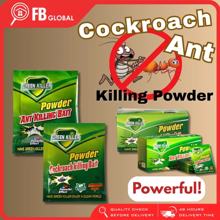 [50Pcs/Box] Ant & Cockroach Killing Powder Bait Powder Pest Control ...