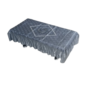 Taplak Alas Meja Tamu Motif Polos Warna Abu