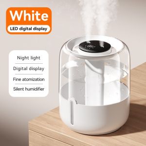 SG [In Stock】6.8L Large Capacity Humidifier USB Double Spray Home Bedroom Office Night Light