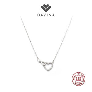 DAVINA Ladies Amore Necklace Sterling Silver 925 - Kalung Wanita Perak S925 Love Infinity