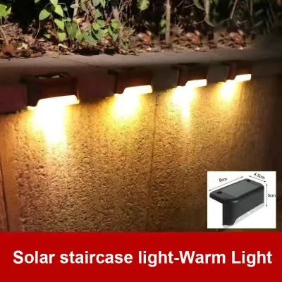 Buy 6 Save 1 LED Solar Staircase light Solar Outdoor Courtyard Light for Garden Waterproof Step Street Light Wall Light