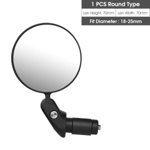 WEST BIKING Bike Side Mirror 360 Rotation Adjustable Wide Angle Bike Rearview Side Mirror For Bike Mtb Side Mirror Bike Accessories