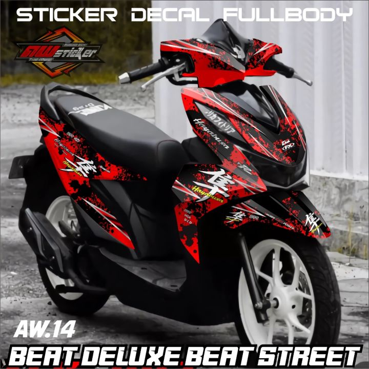 Bisa Cod Decal Beat Deluxe Stiker Variasi Beat Fi