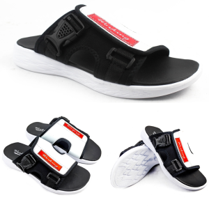 Sendal Slide Pria Dewasa Cowok Laki Laki Korean Style Korea Sandal Slip on Casual Kasual Keren Premium Terbaru