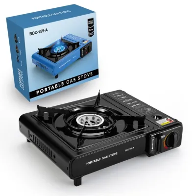 เตาแก๊สปิคนิค รุ่น KJ-101/KJ-101B/BDZ-155-A พกพาสะดวก ออกเอ้าดอร์สบาย มาพร้อมกล่องเก็บพลาสติกอย่างดี (คละสี)