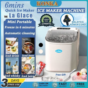 XIAOMl 制冰机 Ice Maker Machine Mesin Ais Batu Ice Cube Maker Making Ais Ice Making Machine Portable 制冰机 Pembuat ais batu