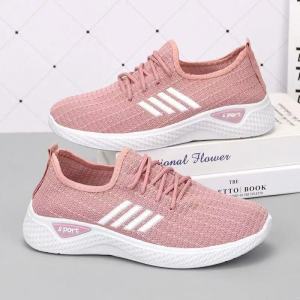 Free Shipping 2026 New WomenS Sports Shoes Spring/Summer Collection Soft-Soled Casual Shoes Mesh Low-Top Running Shoes Student Shoes