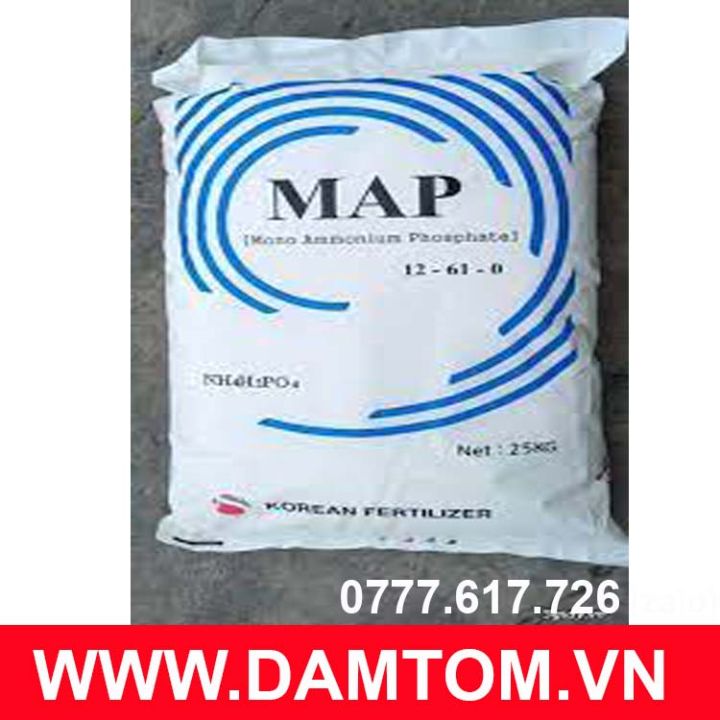 Phân bón hòa tan MAP 12-61-0 HÀN QUỐC đóng túi zip 1kg | Lazada.vn