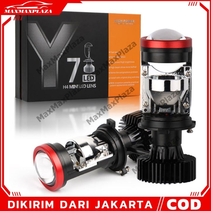 (Dikirim Dari Jakarta) 2Pcs Mini Projie Y6D Y7D Y8D H4 80/90/100watt Ori Import Super Terang