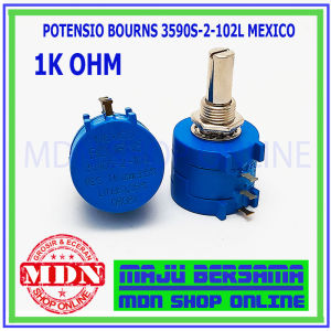 Potensio bourns 1k 2k 5k 10k 20k 50k 100k multi turn 10 putaran original