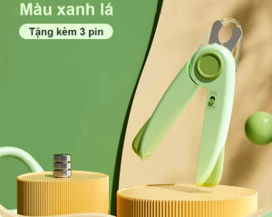 Kìm Cắt Móng Chó Mèo Có Đèn LED Kìm Bấm Móng Thú Cưng Có Nắp Đậy Chống Văng An Toàn dễ thương